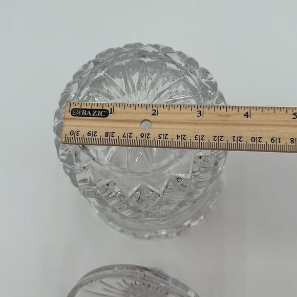 Gorham Crystal King Edward Biscuit Barrel with Lid - Picture 16 of 16